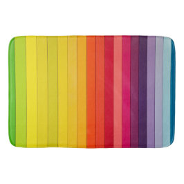 Lebhafte Streifenmatte - weich & absorbierend Badematte