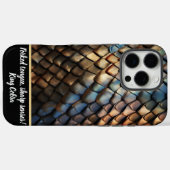 Lebhafte, strukturierte Giftschlange Case-Mate iPhone Hülle (Rückseite (Horizontal))