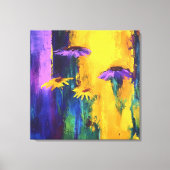 Lebhafte Stunden - Abstrakte Leinwand (Vorderseite)