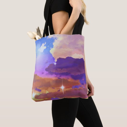 Lebhafte Sunset Medium Tote Bag Tasche (Von Nahem)