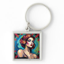 Lebhafte surreale Porträtkunst