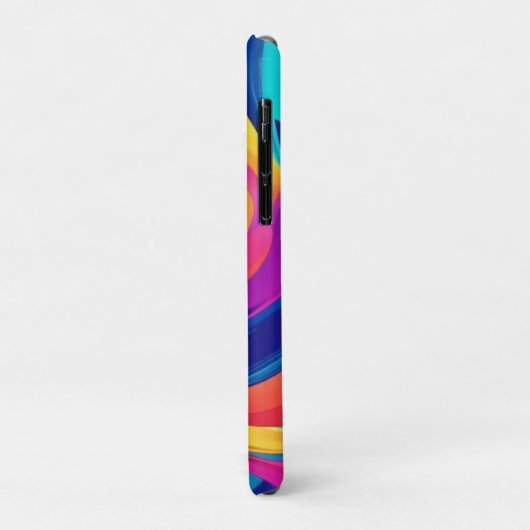 Lebhafte Swirling Abstrakte Kunst Case-Mate iPhone Hülle (Hinten/Links)