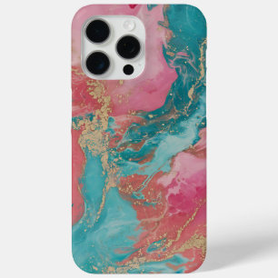 Lebhafte Swirling-Farben mit goldenen Akzenten Case-Mate iPhone Hülle