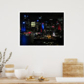 lebhafte Sydney-Lichter Poster (Küche)