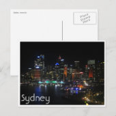 lebhafte Sydney-Lichter Postkarte (Vorne/Hinten)