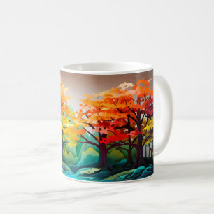 Lebhafte Tasse der Wälder