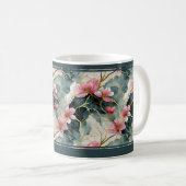 Lebhafte Tasse mit asiatischem Design (VorderseiteRechts)