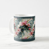 Lebhafte Tasse mit asiatischem Design (Vorderseite Links)
