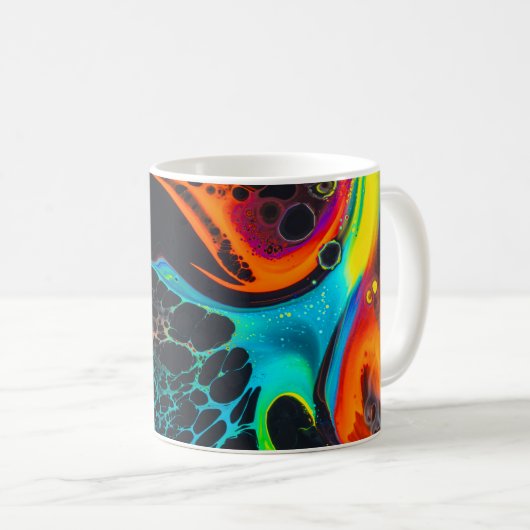 Lebhafte Tasse-Muster: Zazzle Store Hits! Kaffeetasse (VorderseiteRechts)