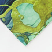 Lebhafte Tintenfusion Fleecedecke (Ecke)