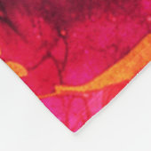 Lebhafte Tintenfusion Fleecedecke (Ecke)