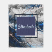 Lebhafte Tintenfusion Fleecedecke (Vorderseite)