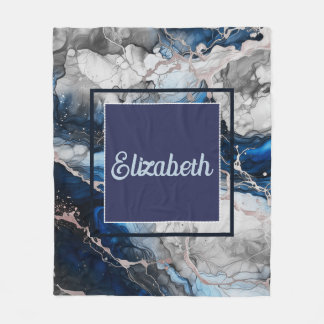 Lebhafte Tintenfusion Fleecedecke