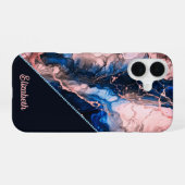 Lebhafte Tintenfusion iPhone 16 Hülle (Rückseite (Horizontal))