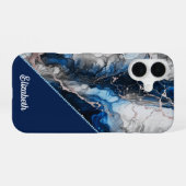 Lebhafte Tintenfusion iPhone 16 Hülle (Rückseite (Horizontal))