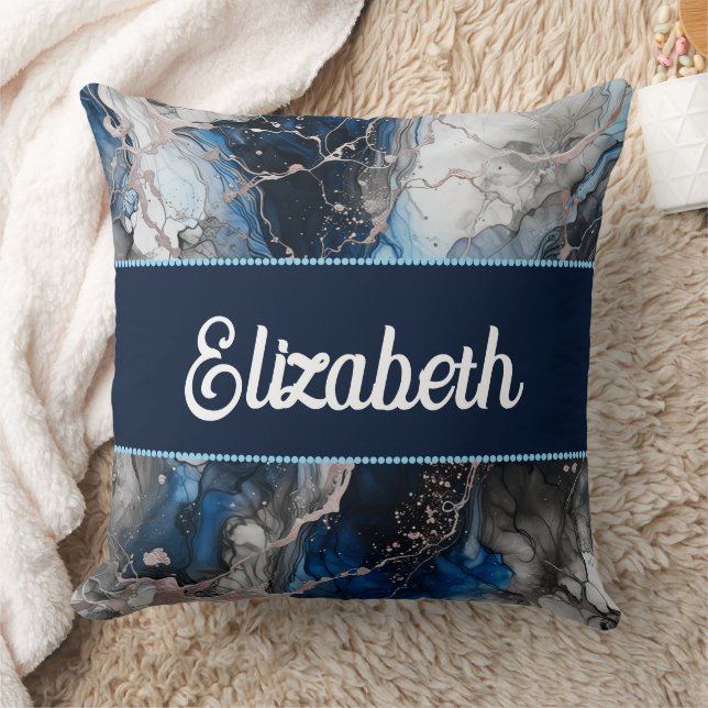 Lebhafte Tintenfusion Kissen (Decke)