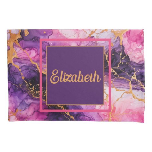 Lebhafte Tintenfusion Kissenbezug (Vorderseite-Links)