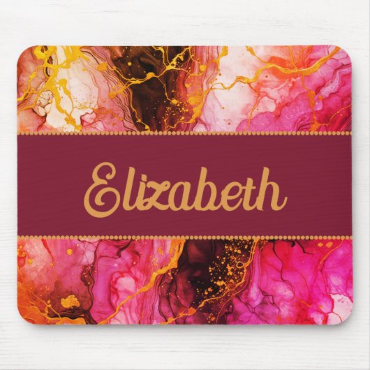 Lebhafte Tintenfusion Mousepad (Vorne)