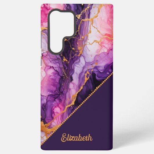 Lebhafte Tintenfusion Samsung Galaxy Hülle (Rückseite)