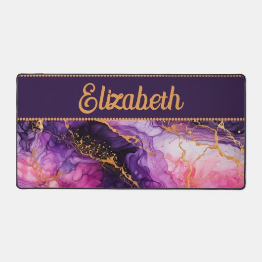 Lebhafte Tintenfusion Schreibtischunterlage (Vorderseite)