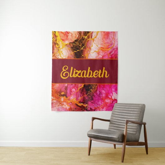 Lebhafte Tintenfusion Wandteppich (Beispiel)