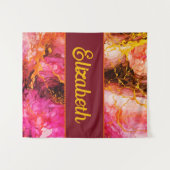 Lebhafte Tintenfusion Wandteppich (Vorderseite (Horizontal))