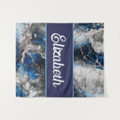 Lebhafte Tintenfusion Wandteppich (Vorderseite (Horizontal))