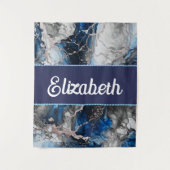 Lebhafte Tintenfusion Wandteppich (Vorderseite)