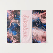 Lebhafte Tintenfusion Wandteppich (Vorderseite (Horizontal))