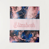 Lebhafte Tintenfusion Wandteppich (Vorderseite)