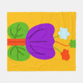 Lebhafte Tones Fleecedecke (Vorderseite (Horizontal))