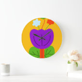 Lebhafte Tones Große Wanduhr (Zuhause)