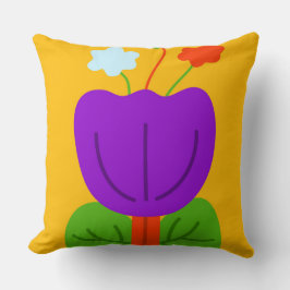 Lebhafte Tones Kissen