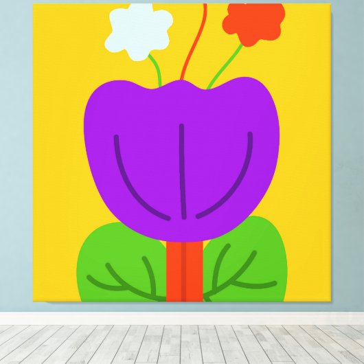 Lebhafte Tones Leinwanddruck (Insitu (Holzboden))