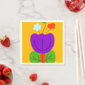 Lebhafte Tones Serviette (Beispiel)