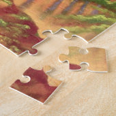 Lebhafte toskanische Landschaft Sonnenuntergang Or Puzzle (Seite)