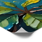 Lebhafte Toucan-Malerei Poster (Ecke)