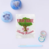 Lebhafte Tree Personalisiert Family Wiedersehen Flyer (Einzeln)