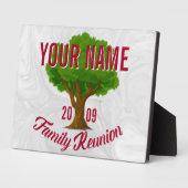 Lebhafte Tree Personalisiert Family Wiedersehen Fotoplatte (Seite)