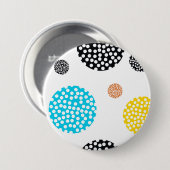 Lebhafte, trendige, coole, lustige, moderne gepunk button (Vorne & Hinten)