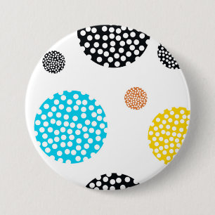 Lebhafte, trendige, coole, lustige, moderne gepunk button