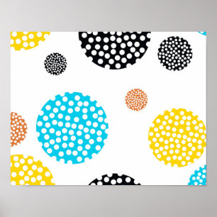 Lebhafte, trendige, coole, lustige, moderne gepunk poster