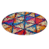 Lebhafte Triangle Spritzer Art Schneidebrett (Ecke)