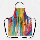 Lebhafte Tropffarbe Schürze (Vorderseite)