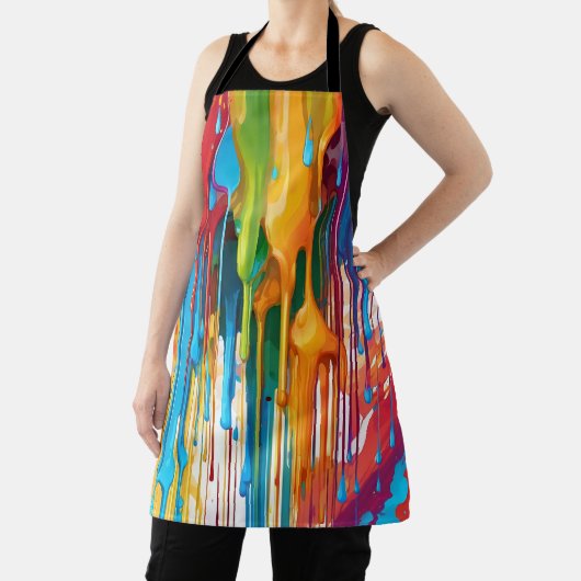 Lebhafte Tropffarbe Schürze (InSitu)