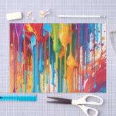 Lebhafte Tropffarbe Seidenpapier (Handwerk)