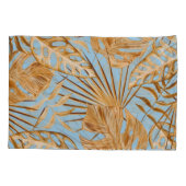 Lebhafte tropische Blume: farbenfroh, nahtlos. Kissenbezug (Rückseite)