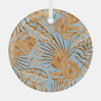 Lebhafte tropische Blume: farbenfroh, nahtlos. Ornament Aus Glas