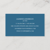 Lebhafte tropische Flora Visitenkarte (Rückseite)