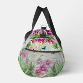 Lebhafte tropische Vögel Duffle Bag (Rechts)